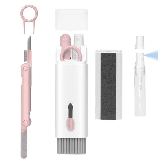 1-4Pcs Keyboard Cleaning Brush Kit 7-In-1 Multifunction Digital Cleaning Tool Set Keycap Puller Computer Keyboard Cleaner Brush