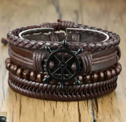 Men's Elite Woven Bracelet Ensemble
