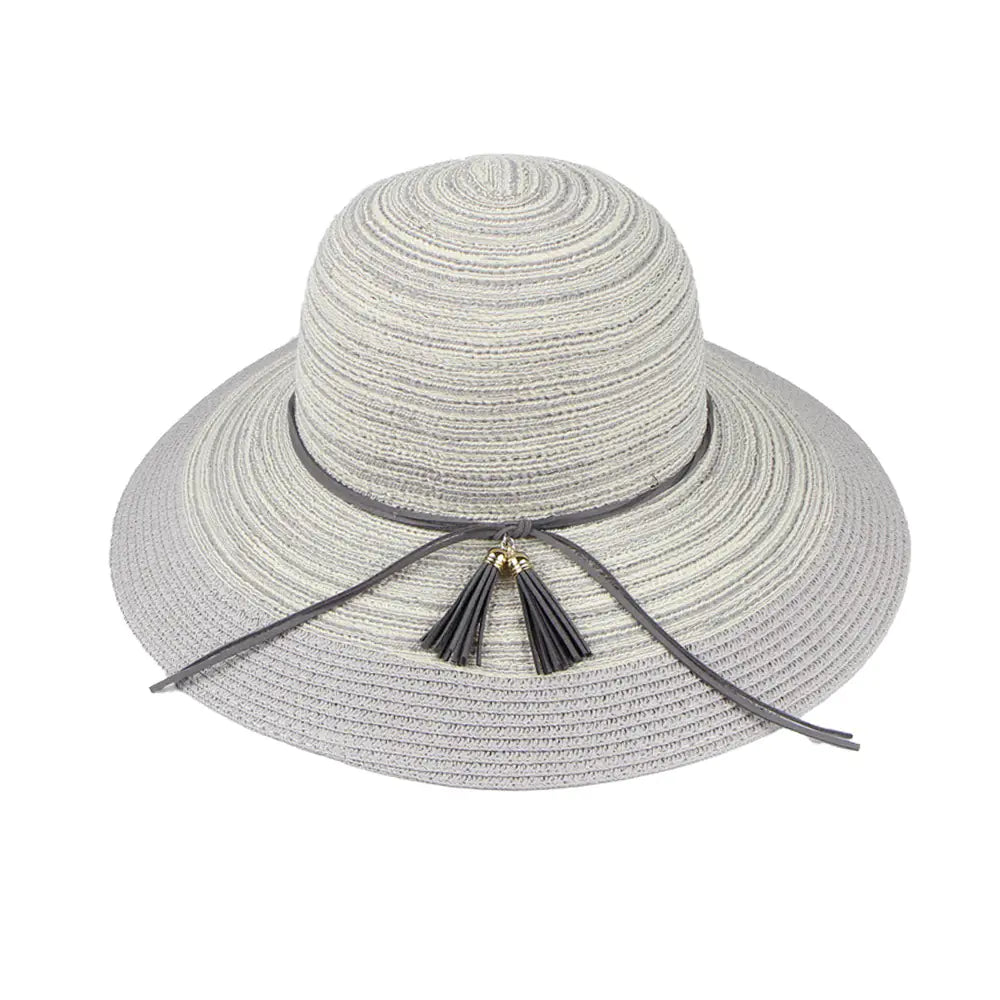 Summer Women's Foldable Wide-Brim Sun Hat for Outdoors