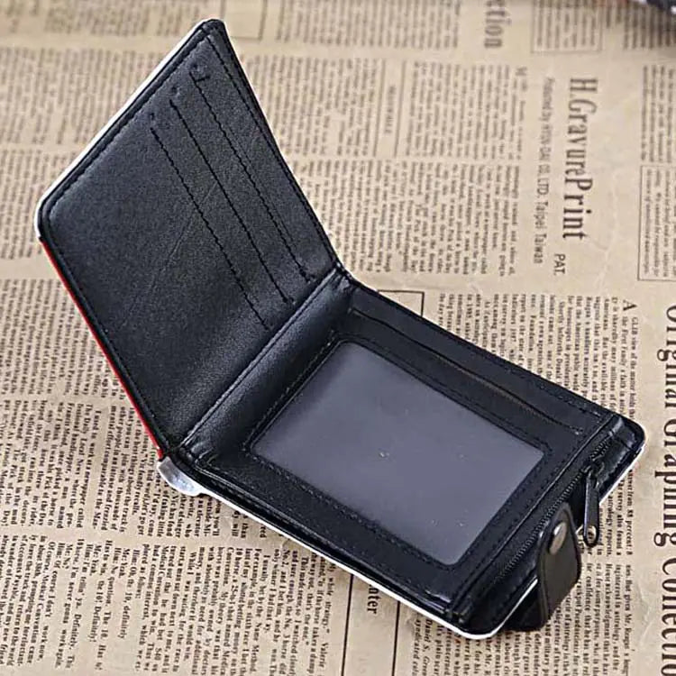 Anime Print Compact Wallet