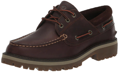 Sperry Mens Shoes Mens Authentic Original Lug 3-Eye Boat Shoe Brown 11