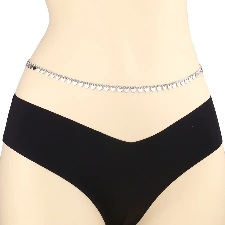 Chic Peach Heart Body Chain