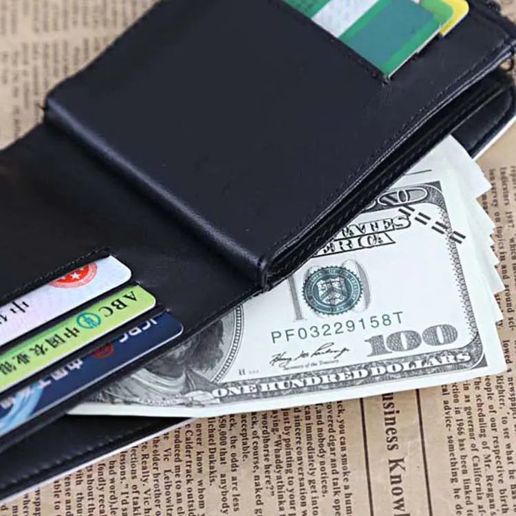 Anime Print Compact Wallet