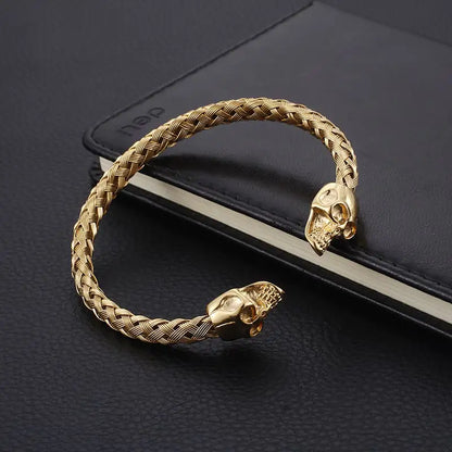 Men's Stainless Steel Skull Bracelet