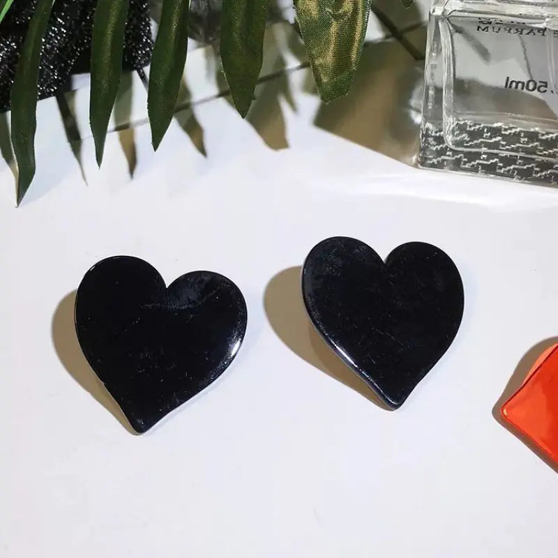 Korean Summer Sweetheart Heart Shaped Earrings