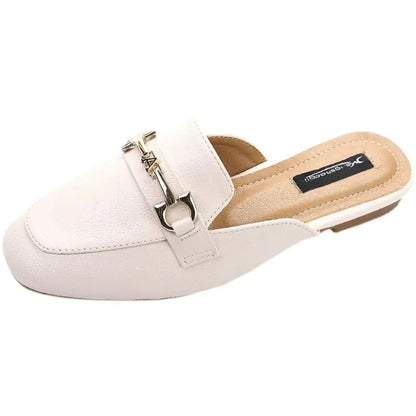 Women's Backless Slippers Fashion Flat Sandals