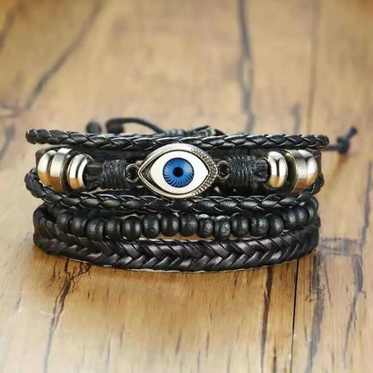 Men's Elite Woven Bracelet Ensemble
