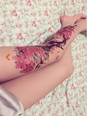 Flower Leg Full Arm Long-Lasting Tattoo Stickers