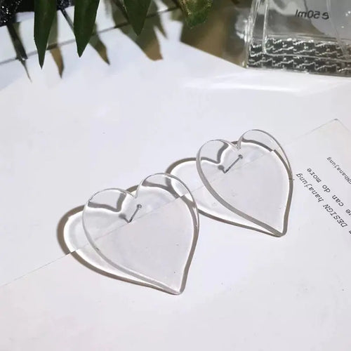 Korean Summer Sweetheart Heart Shaped Earrings