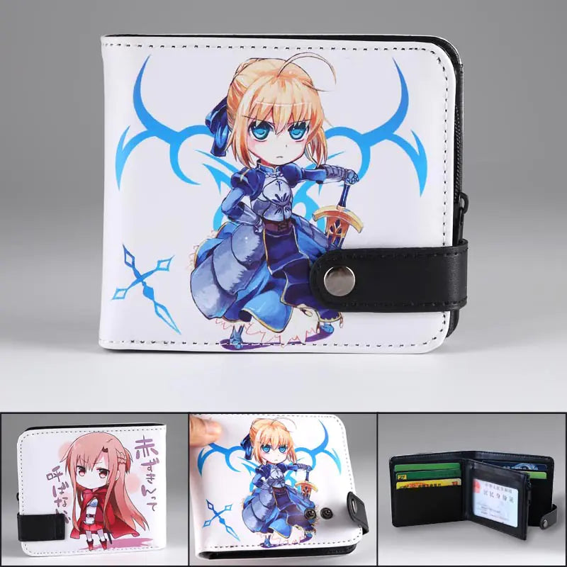Anime Print Compact Wallet